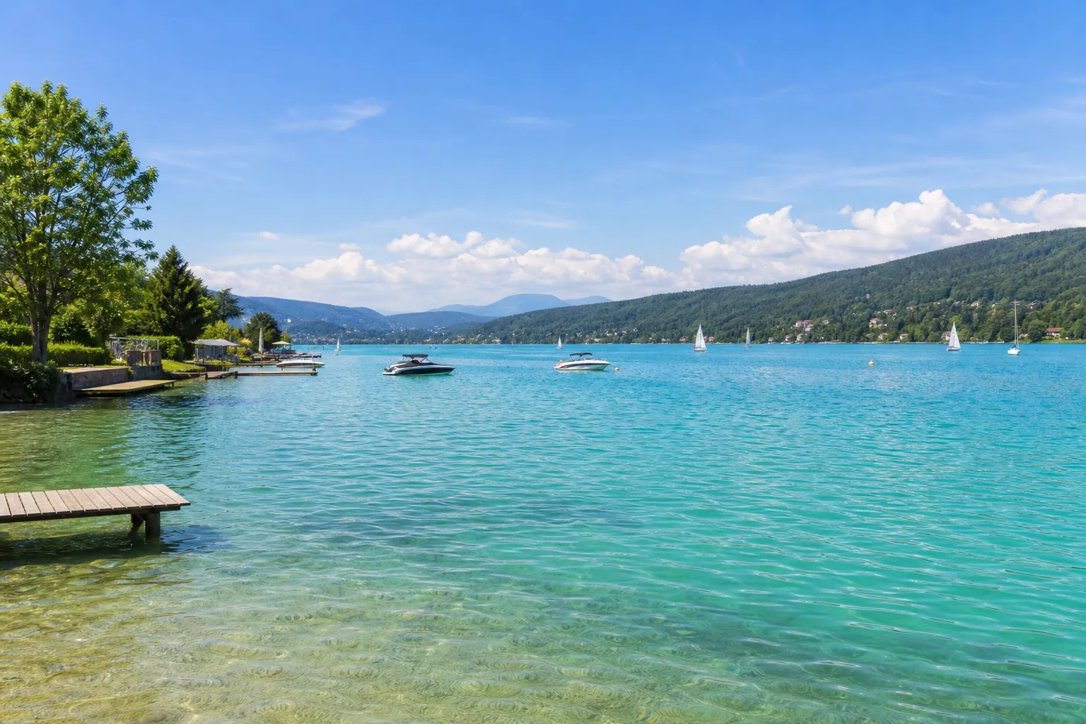Projektvisualisierung – Wörthersee in der Nähe des Wohnbauprojekts Sunshine Rosental