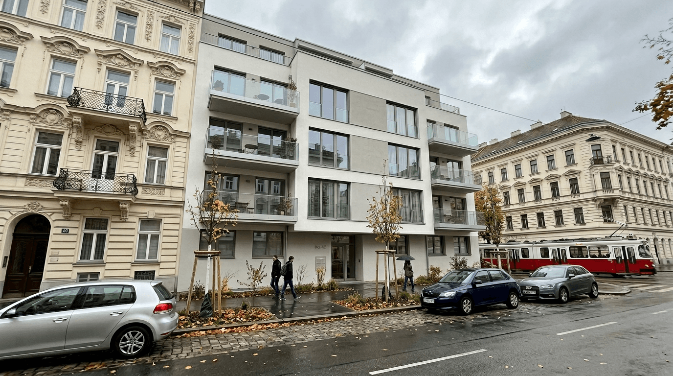 Einfamilienhaus-Neubau in Bauphase